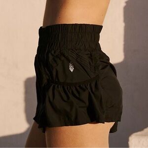 Free People Movement Get Your Flirt On black Shorts size L